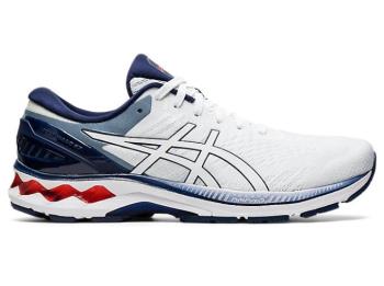 Asics Herr Löparskor GEL-KAYANO 27 Vita/Marinblå